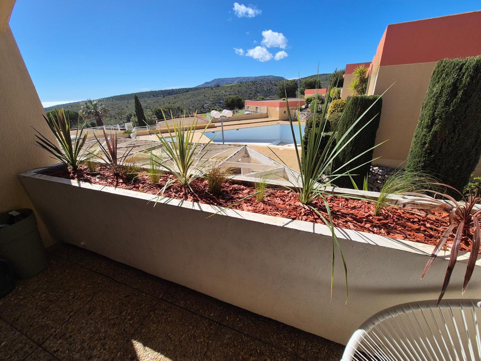 Les Terrasses De Cassis Apartment Bagian luar foto